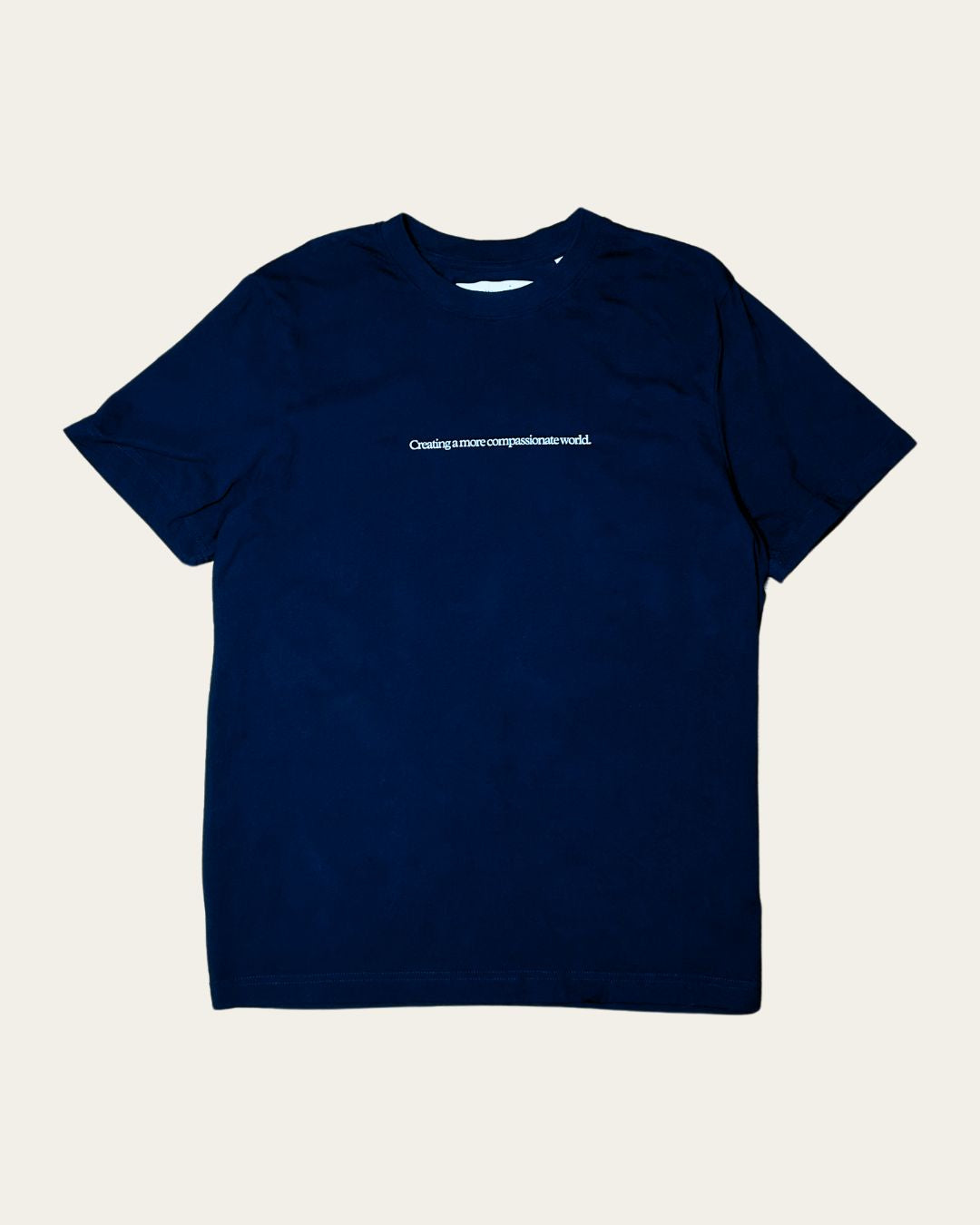 Creating A More Compassionate World T-shirt T-Shirt Compassion Threads Sustainable vegan clothing premium ethical cruelty-free fashion