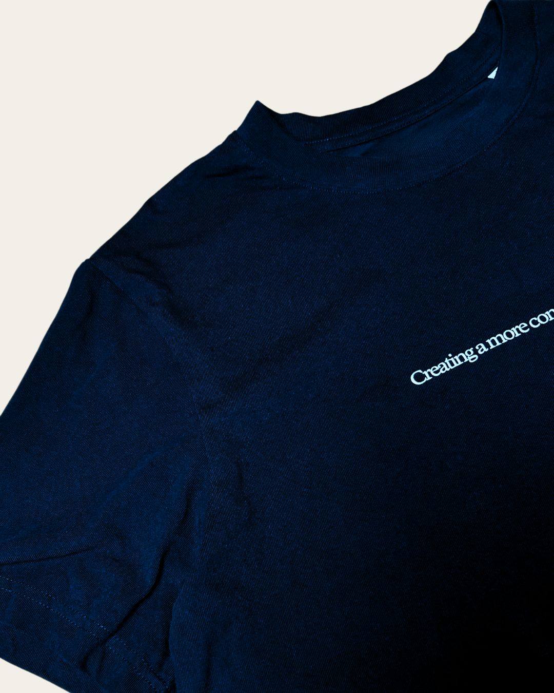 Creating A More Compassionate World T-shirt T-Shirt Compassion Threads Sustainable vegan clothing premium ethical cruelty-free fashion