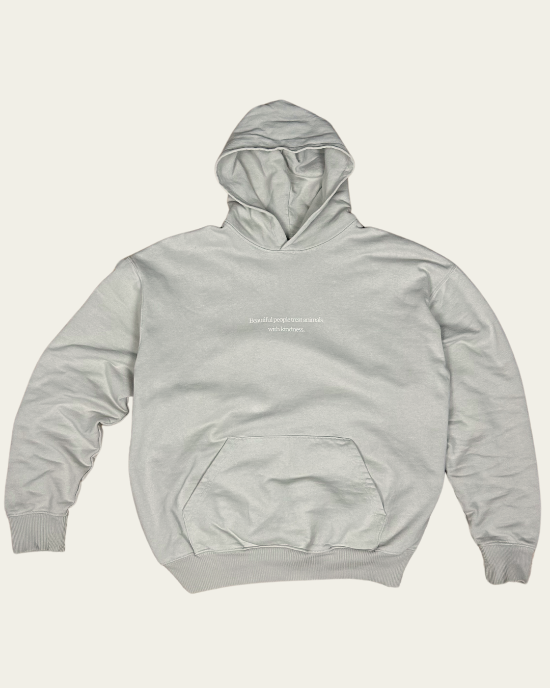 Beautiful People Oversized Hoodie Animal activism rights Compassion Threads
