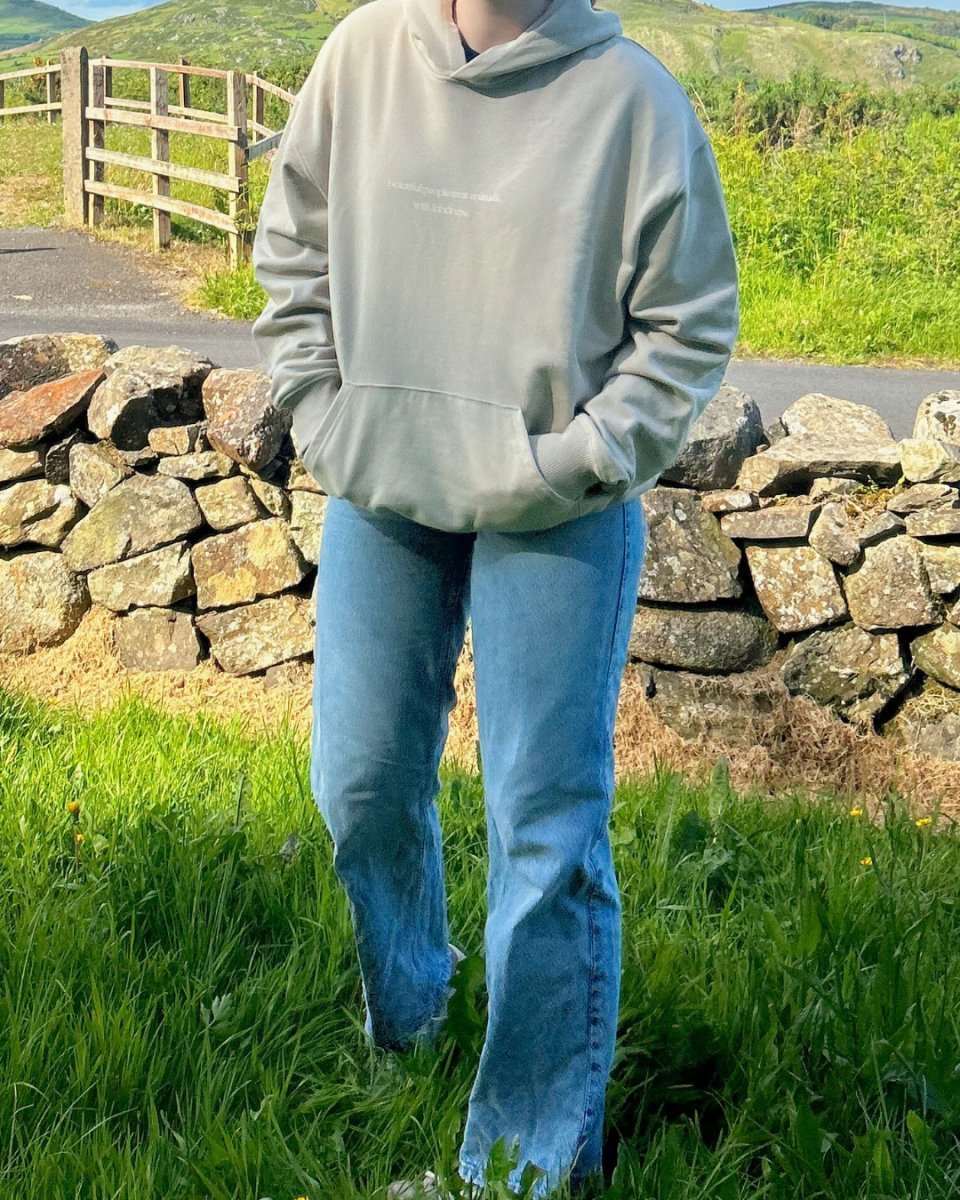 Beautiful People Oversized Hoodie Oversized Hoodie Compassion Threads Sustainable vegan clothing premium ethical cruelty-free fashion