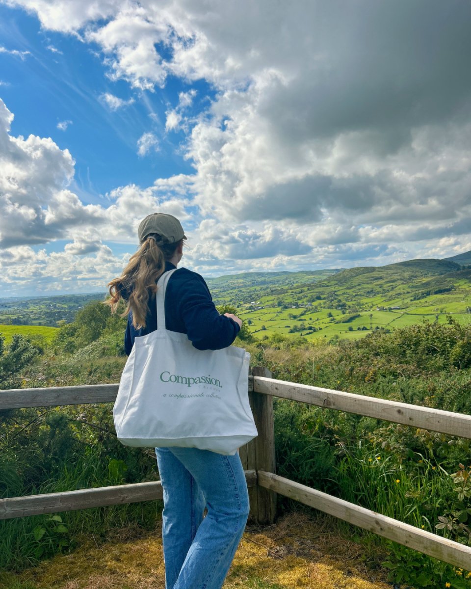 Compassion Threads Tote Bag Tote Bag Compassion Threads Sustainable vegan clothing premium ethical cruelty-free fashion