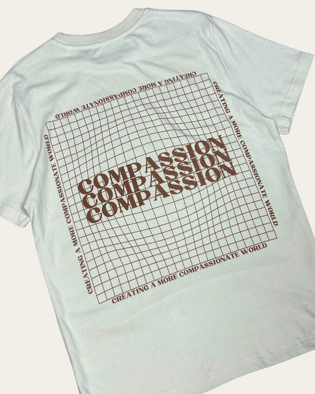 Compassion Graphic Tee Relaxed Fit T-shirt T-Shirt Compassion Threads Sustainable vegan clothing premium ethical cruelty-free fashion