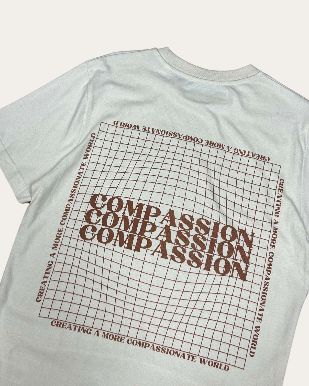 Compassion Graphic Tee Relaxed Fit T-shirt T-Shirt Compassion Threads Sustainable vegan clothing premium ethical cruelty-free fashion