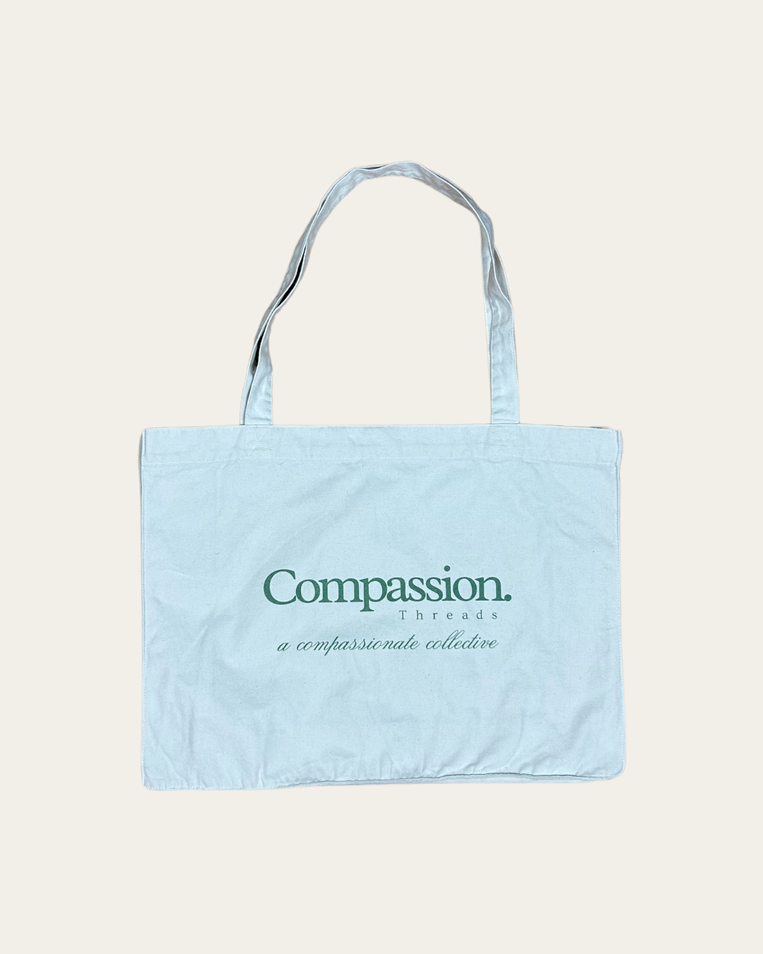 Compassion Threads Tote Bag Tote Bag Compassion Threads Sustainable vegan clothing premium loungewear oversized streetwear ethical fashion